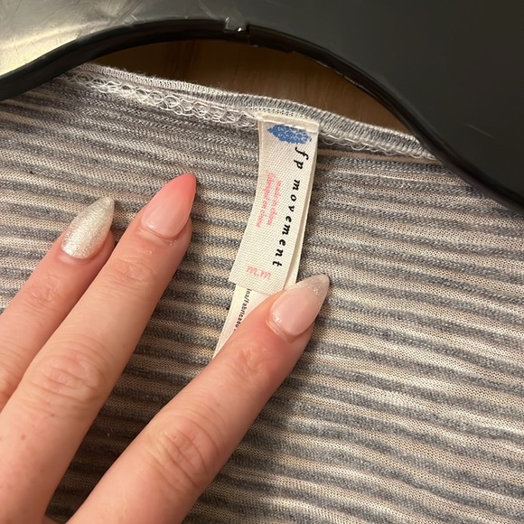 Free People Movement Striped Wrap Shrug - Picture 3 of 3